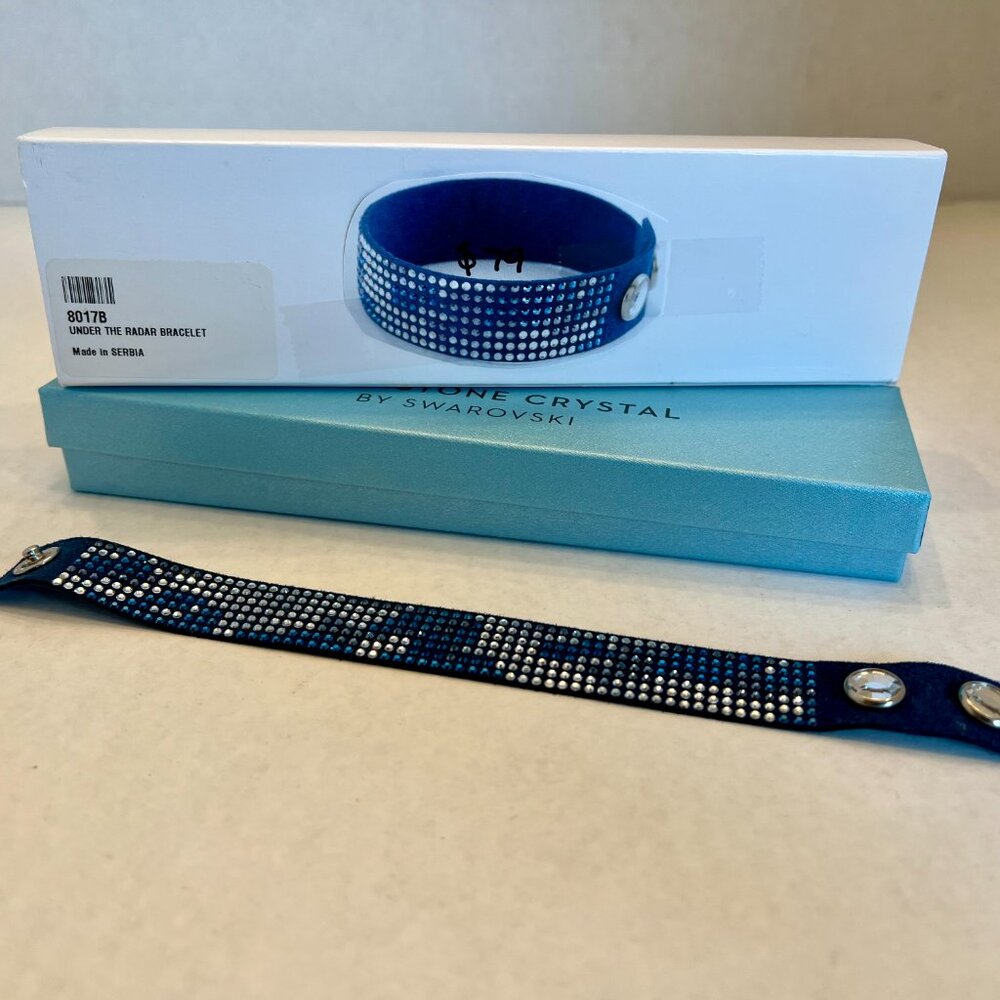 Touchstone Crystal Under the Radar Bracelet BLUE